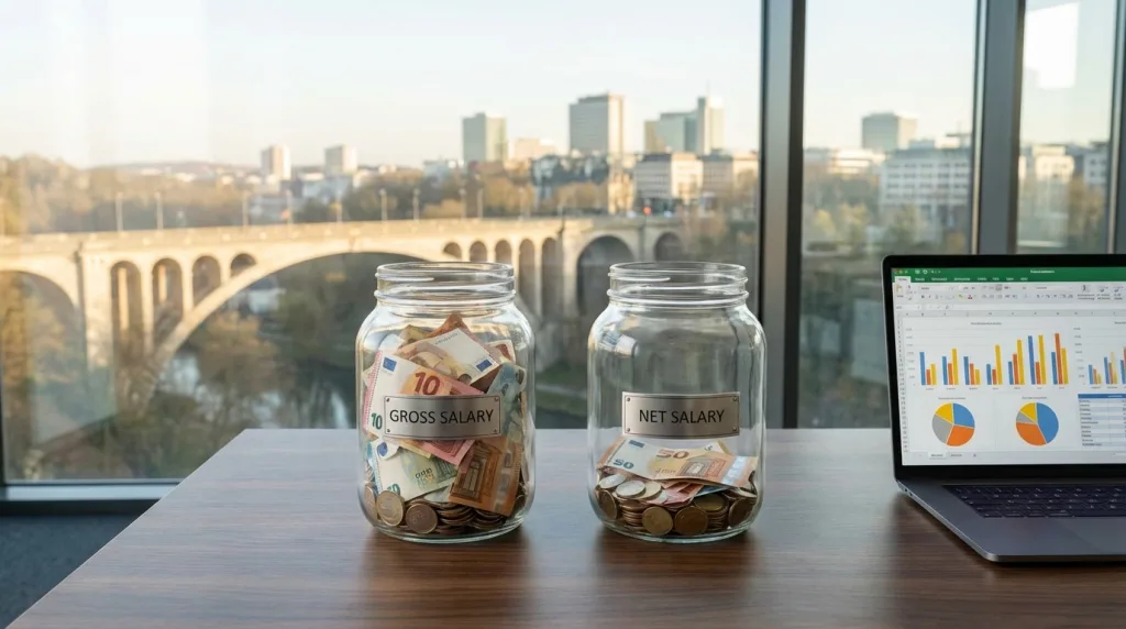 comprenez les différences essentielles entre salaire brut et salaire net au luxembourg pour mieux gérer vos revenus et vos charges sociales.