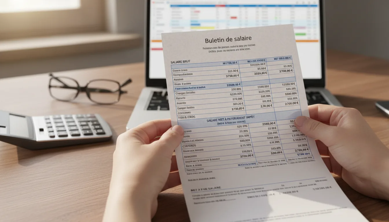 découvrez combien vous percevrez réellement en net à partir d'un salaire brut de 3750 €. calculez votre salaire net après déductions sociales et impôts.