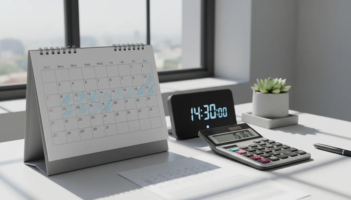 découvrez comment convertir une durée de travail de 35 heures par semaine en heures mensuelles, avec des explications claires et un calcul précis.